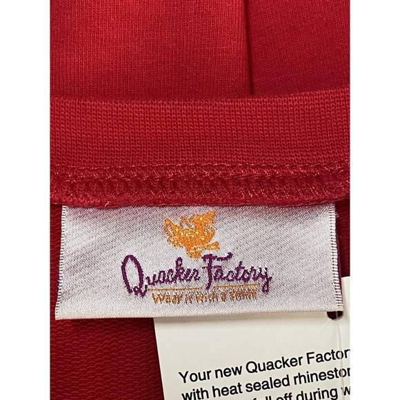 Quacker Factory QVC Womens Sequined Shirt Size Large Fall Winter Holiday Cozy - Picture 8 of 13